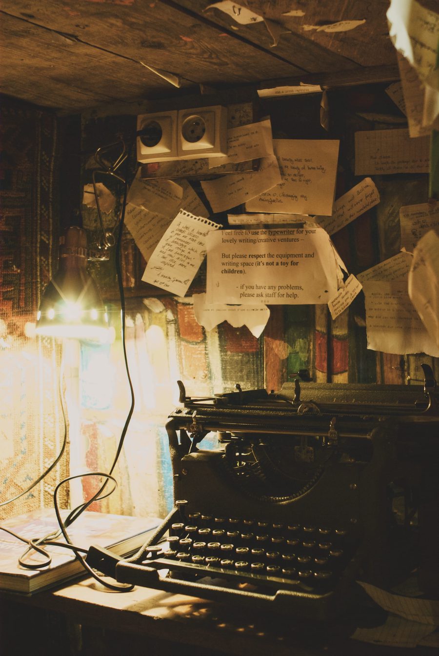 The famed typewriter from the Shakespeare and Company bookshop in Paris.