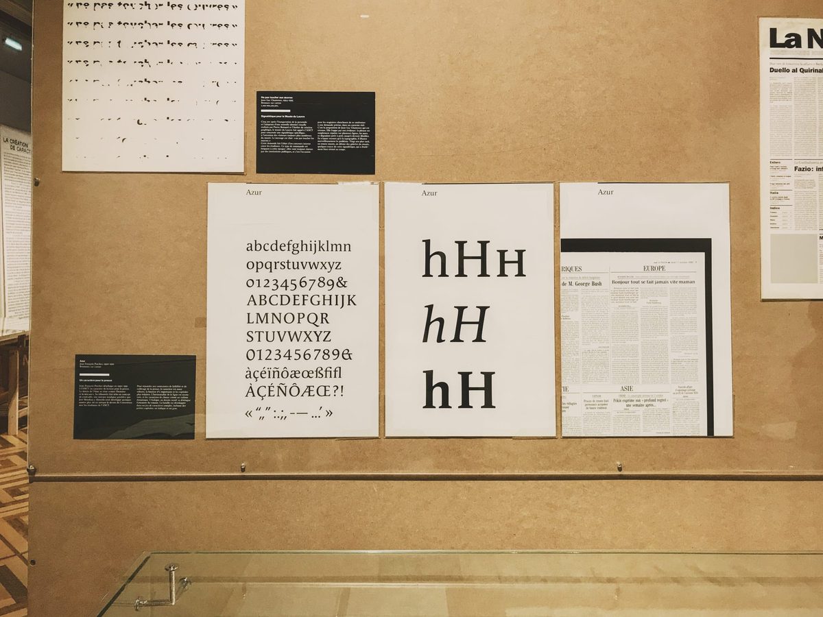 An exhibition about typography at Lyon’s museum of printing and graphic communication. Image Anthony Nelzin-Santos.
