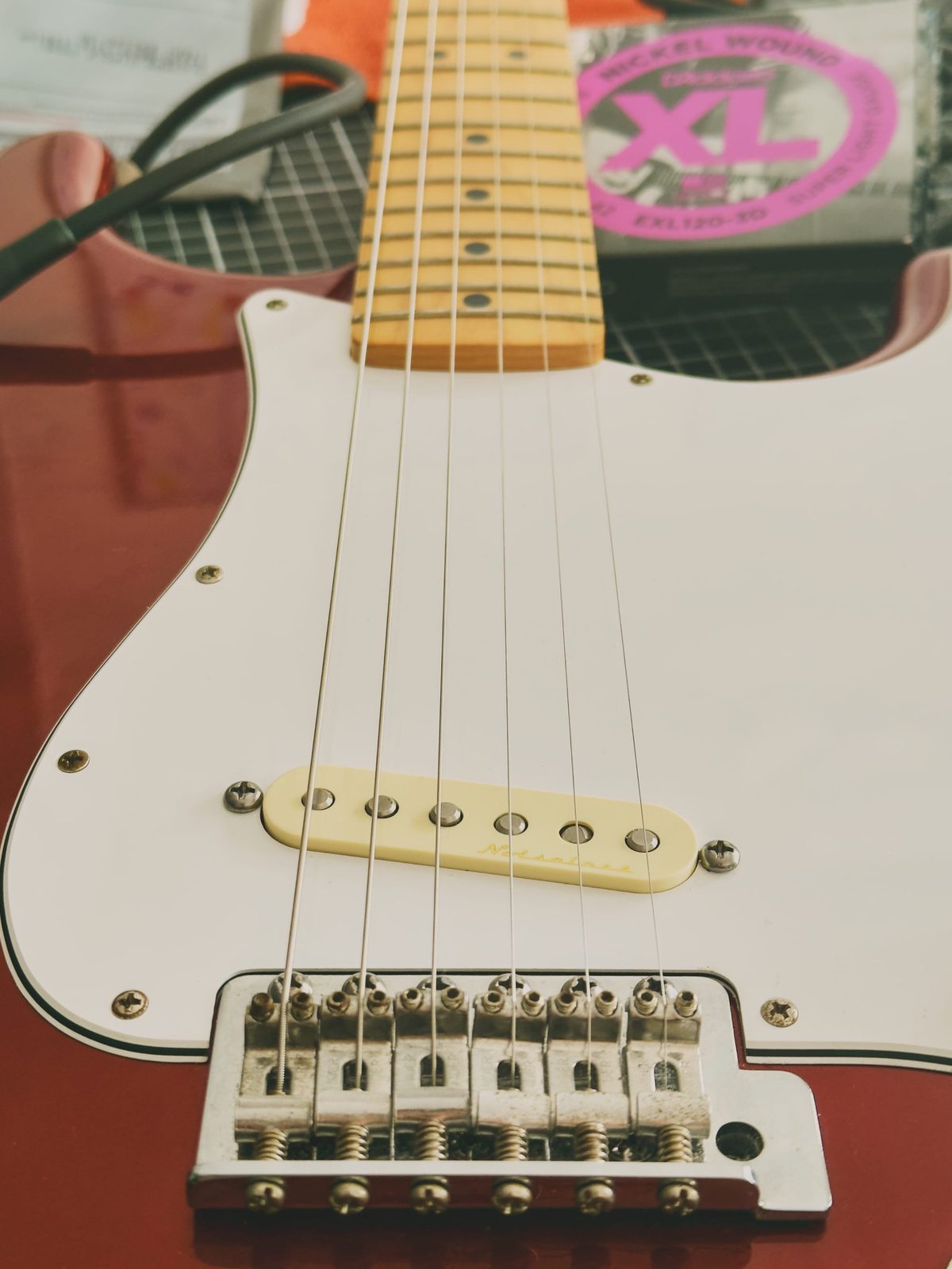 The single pickup of my Fender Stratocaster. Image Anthony Nelzin-Santos.